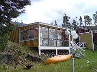 DSC00274  Vel ankommet til Stenerboda, Gnosjö. Her et kig på James hus