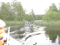 DSC00663  Rederne går til den i kanoerne - James og Bjarne sad i motorbåden
