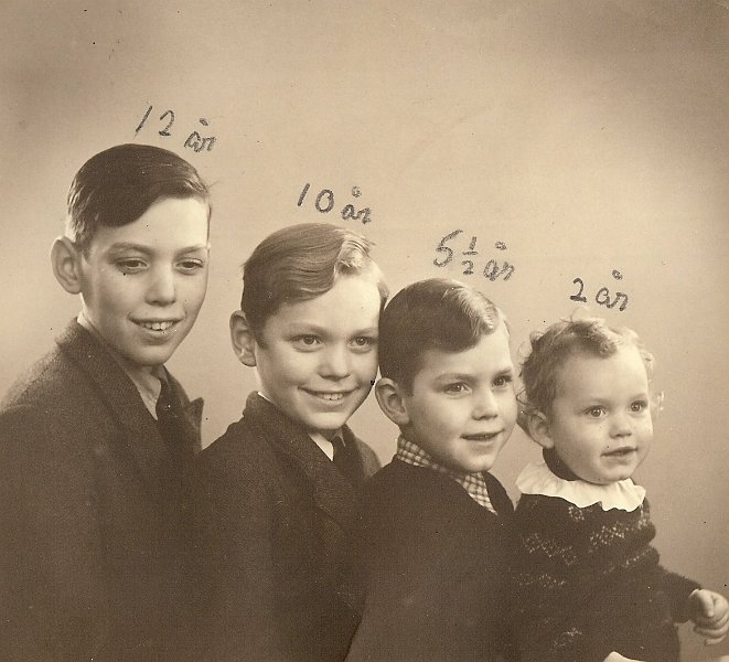 Anni-0006-a.jpg - Benny, Verner, Ole og Ib - Knud og Dagmars sønner