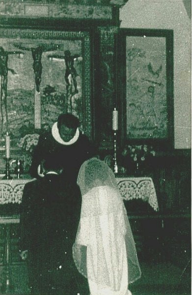 017x.jpg - Jytte og mig ved vores Bryllup i Kronborg Slotskirke